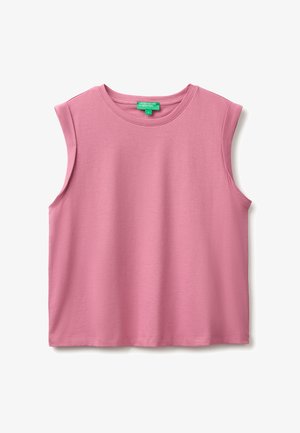 United Colors of Benetton, SLEEVELESS T-SHIRT.. - Top - pink