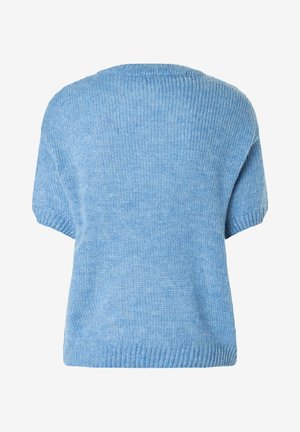 More & More, KURZARM-PULLOVER - T-Shirt basic - blau