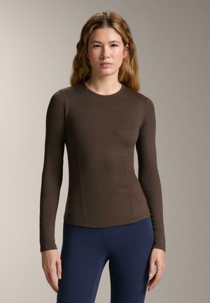 Longsleeve - mottled light brown