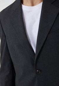 Pier One CONTEMPORARY SUIT - Traje - mottled dark grey