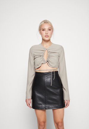 Weekday CASSIE BLOUSE - Μπλούζα - mole