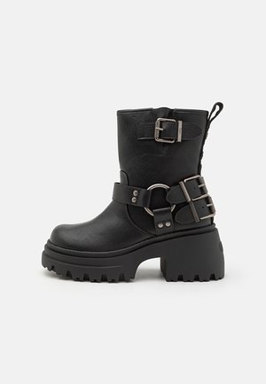 Bottines de cowboy / motard - black