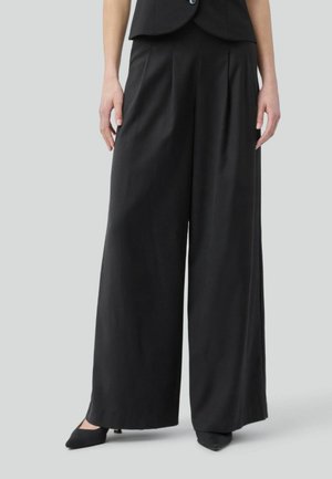 Stoffhose - black