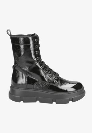 Noclaim Bottines à plateau - schwarz