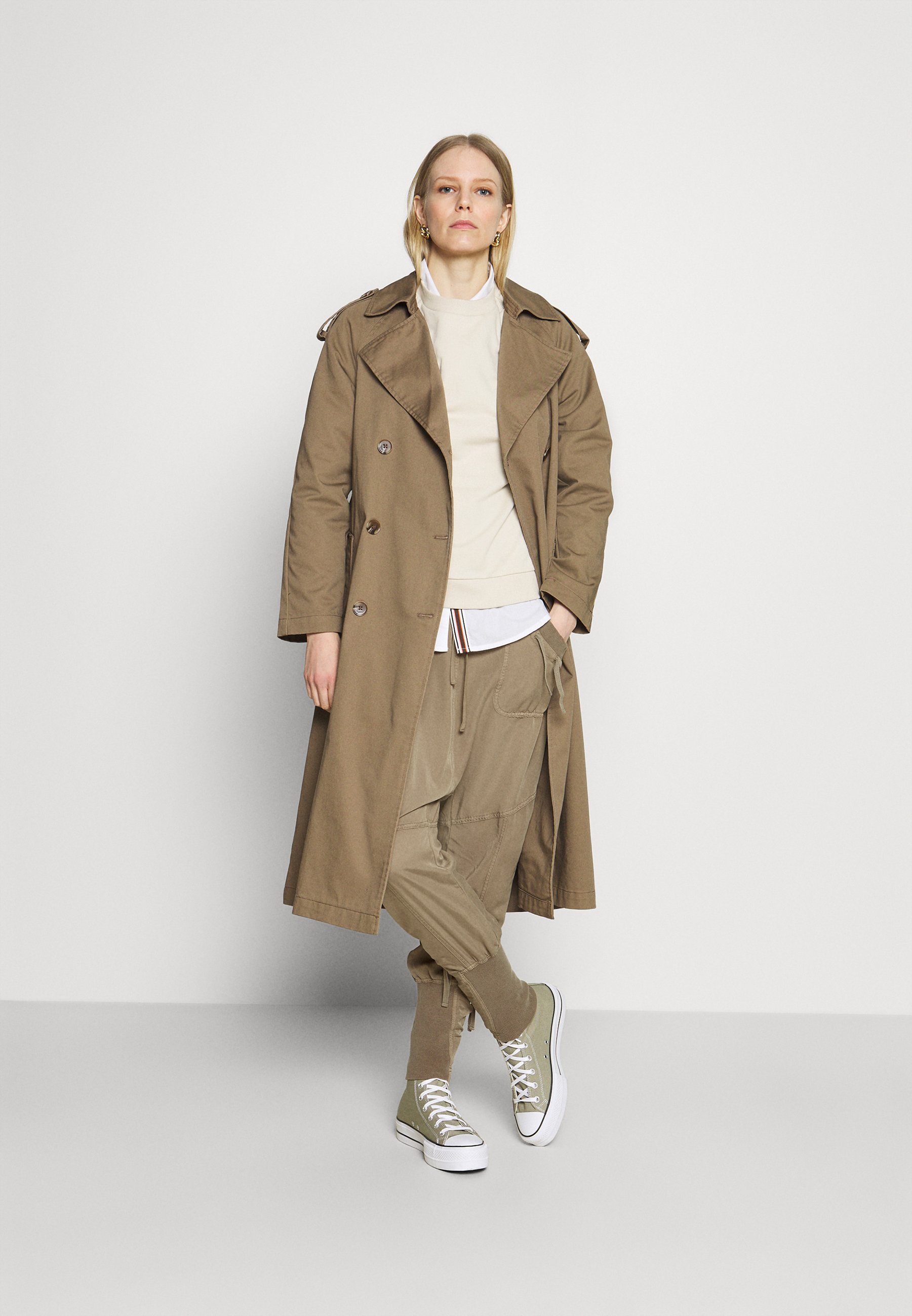 Cream NANNA PANTS - Trousers - timber 