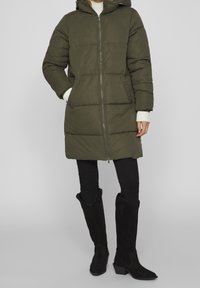 VILA Vinterkappa /-rock - dark green