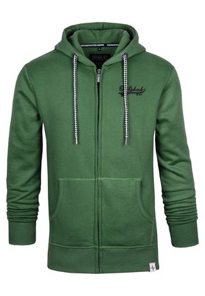 NORMAN - Zip-up sweatshirt - green