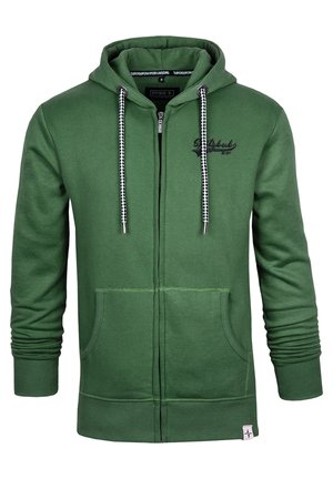 NORMAN - Sweater met rits - green