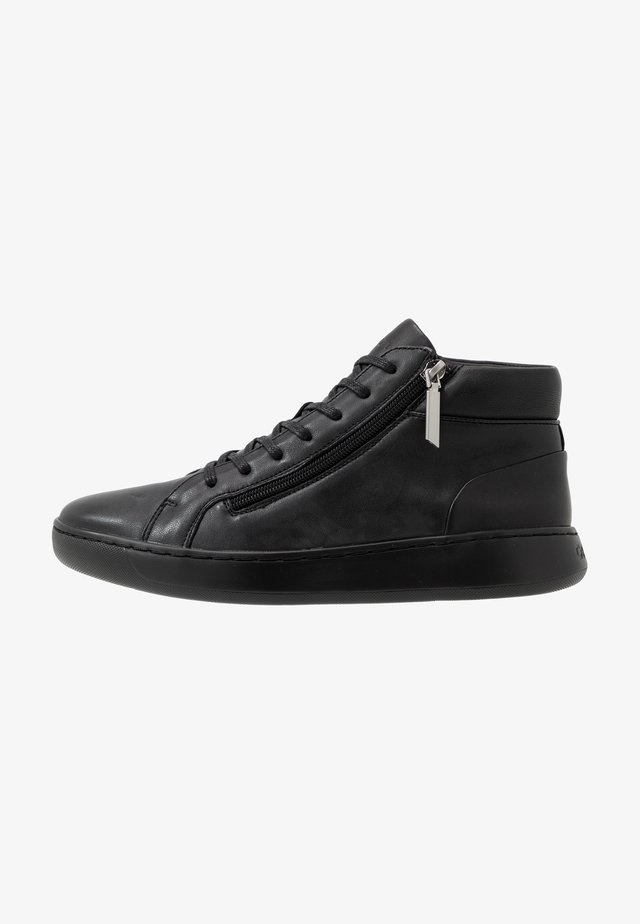 FRANSISCO HIGH TOP LACE UP - Sneakersy wysokie - black