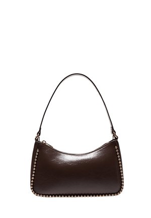 EFFECT BEADED SHOULDER - Sac à main - dark brown