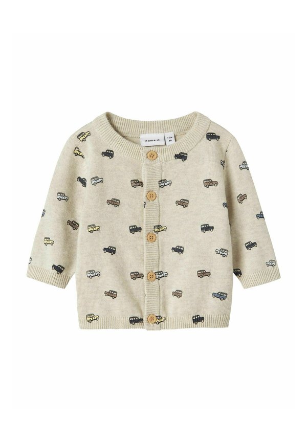 Strickjacke - peyote melange