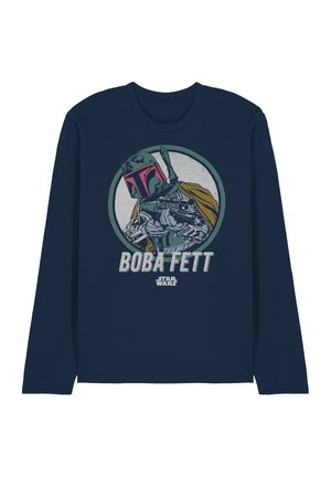 STAR WARS RETRO BOBA - Long sleeved top - dark blue