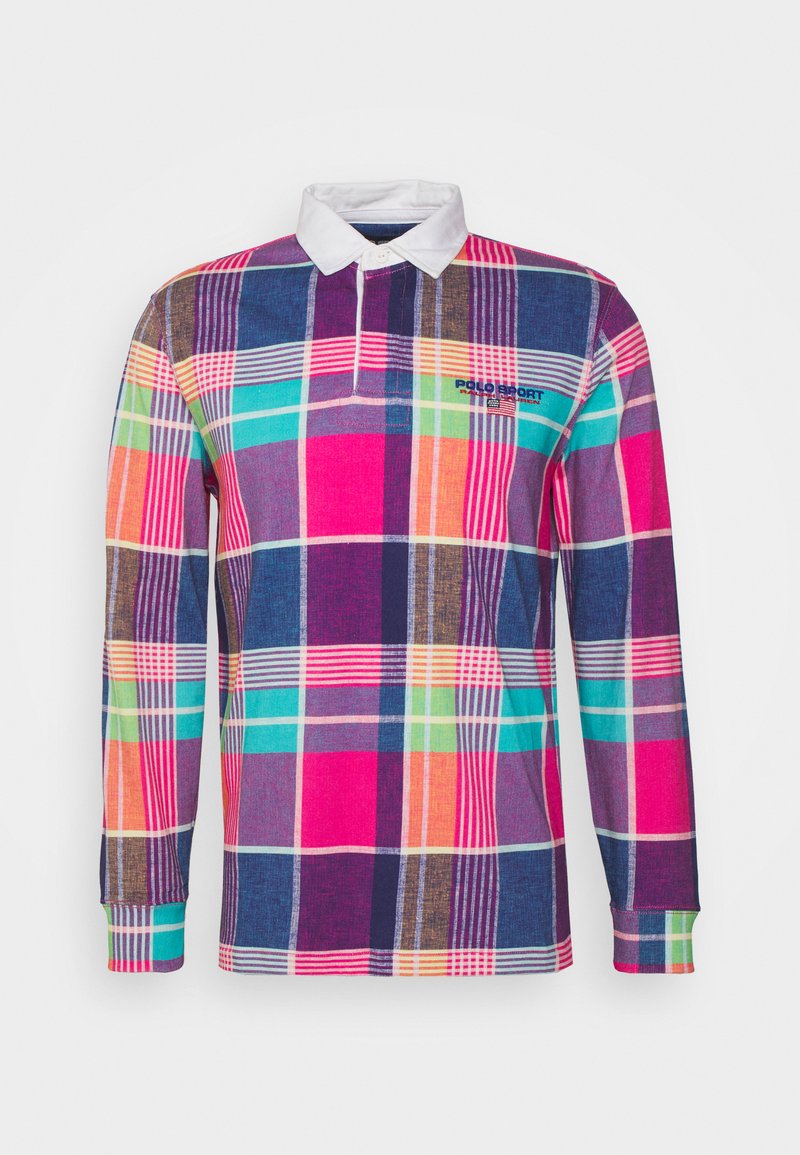 Polo Ralph Lauren CLASSIC FIT POLO SPORT RUGBY SHIRT - Camisola - pink madras
