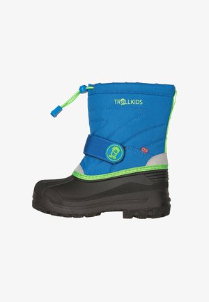 TROLLKIDS, KIDS TELEMARK WINTER BOOTS PRO UNISEX - Snowboot/Winterstiefel - medium blue viper green