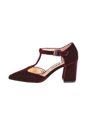 ELEGANTE DE CON TIRA EN EL EMPEINE - Tacones - bordeaux