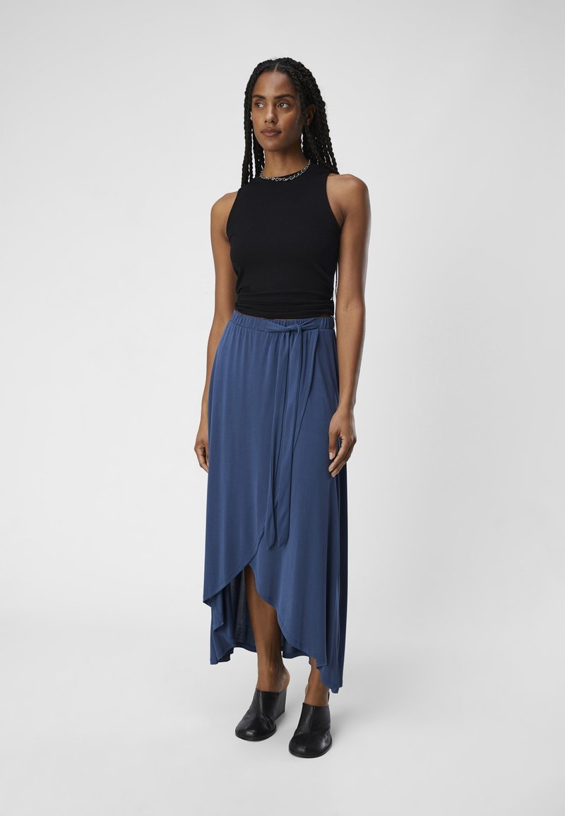Object OBJANNIE - Tubenederdele - dark denim