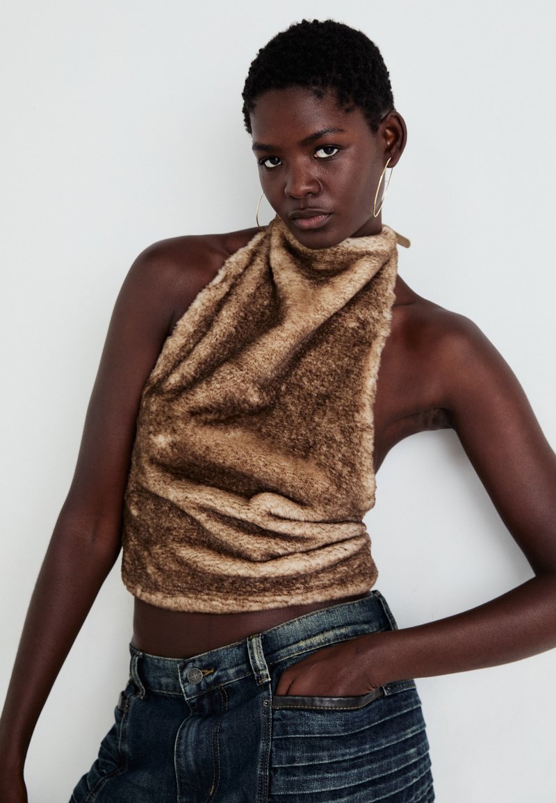Jaded London ZENE BACKLESS - Top - brown