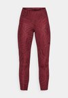 ESSENTIAL STRIPE - Tights - ruby shimmer