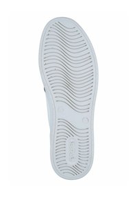 Semelle de chaussure en caoutchouc blanc avec un motif de vagues, surface texturée et marque gravée "ferrante". Taille indiquée comme 37.
