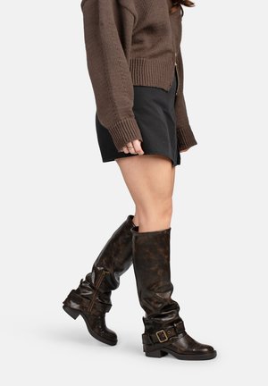 PATTY - Plateaulaarzen - bronze