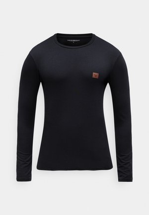 SLEEVE CREW NECK  - Pyjamasöverdel - black