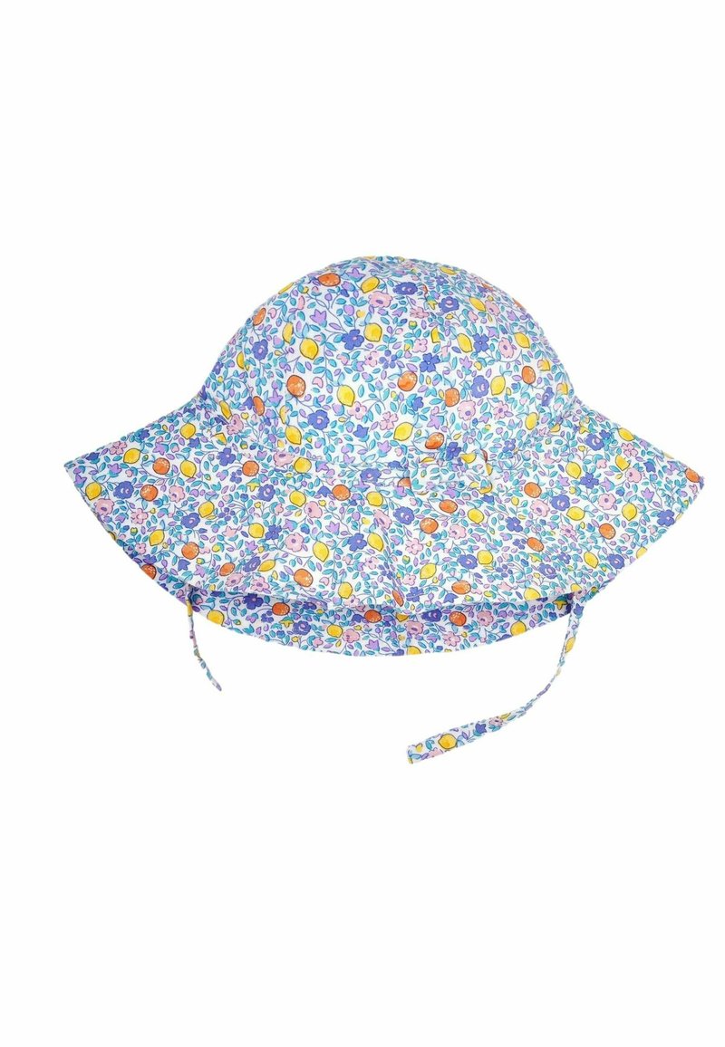 JoJo Maman Bébé DITSY FLOPPY SUN - Kalap - lilac purple lemon ditsy floral