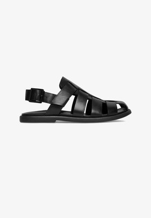 Gino Rossi, GINO ROSSI MEN'S SANDALS BLACK - Sandále na chodenie - black
