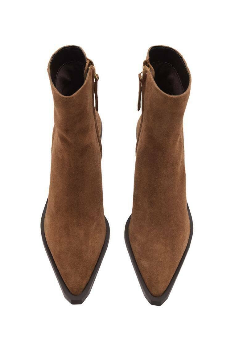 bottines camel mango
