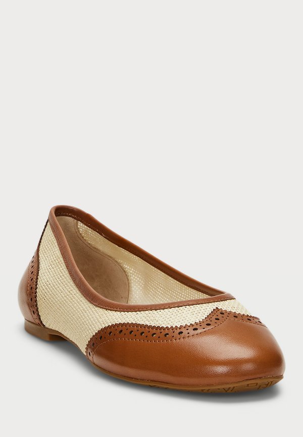 JAYNA WINGTIP BALLET FLAT - Ballet pumps - light natural4