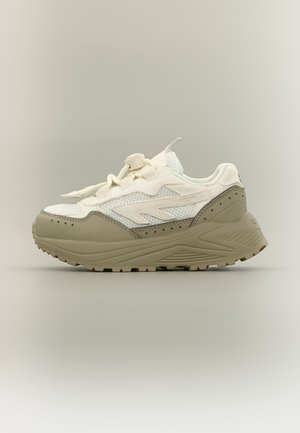 HI-TEC HTS74 KIDS SHADOW LACE UNISEX - Αθλητικά παπούτσια - gardenia/black beauty/slate green/bright white