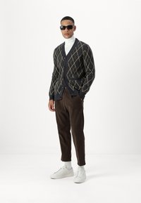 Barbour FERGUSON CARDIGAN - Cardigan - black marl