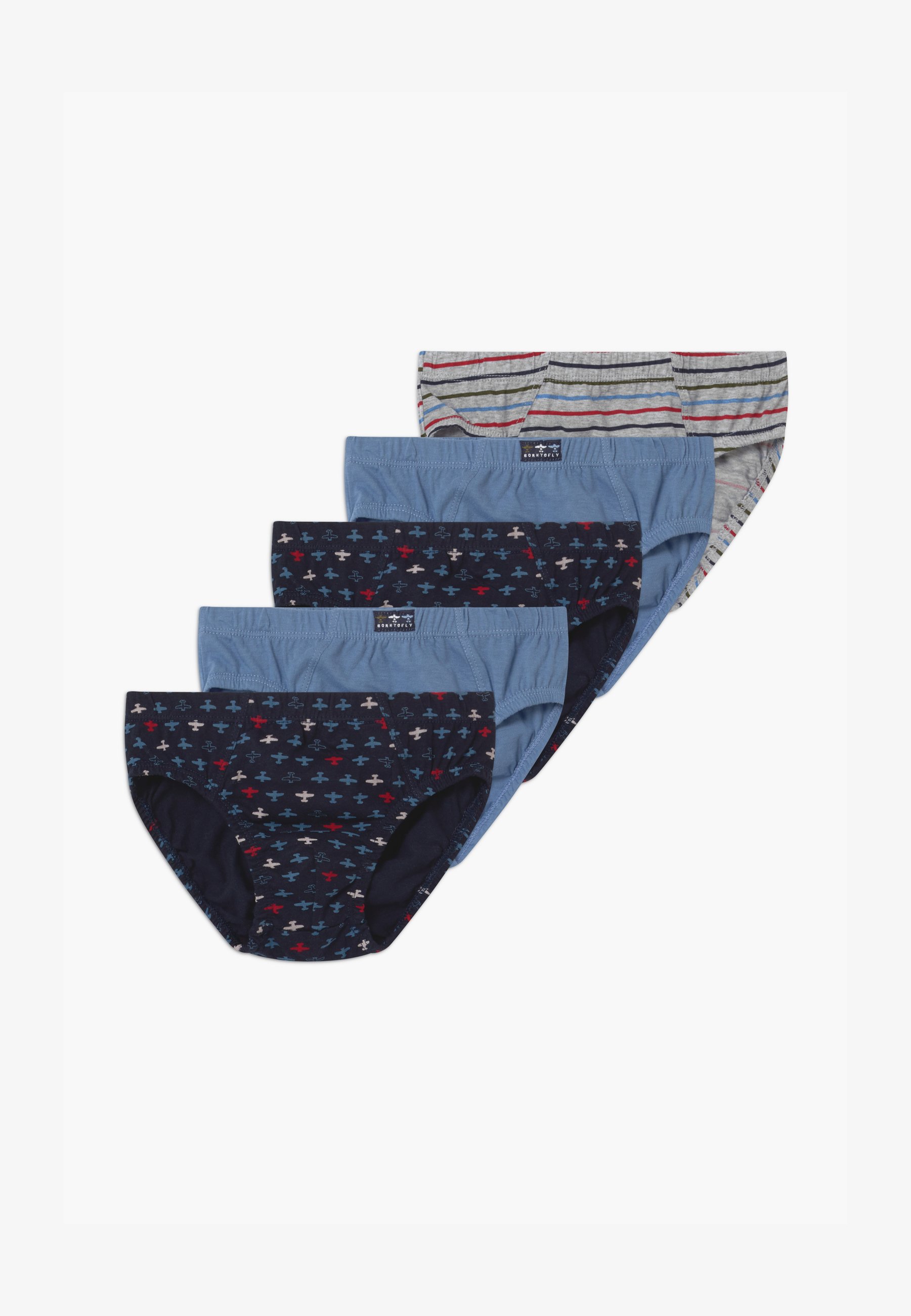 Ovs Briefs 5 Pack Slip Dark Blue Blue Grey Donkerblauw Zalando Be