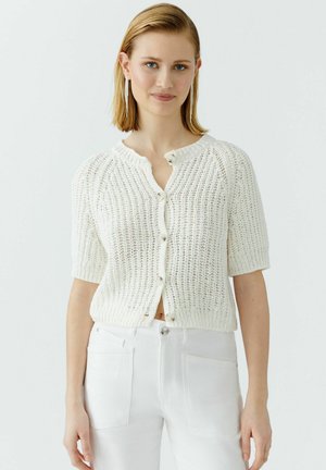 Strickjacke - white