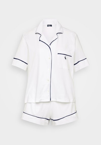 Polo Ralph Lauren SHORT SLEEVE PJ - Σετ πιτζάμας - white cloud