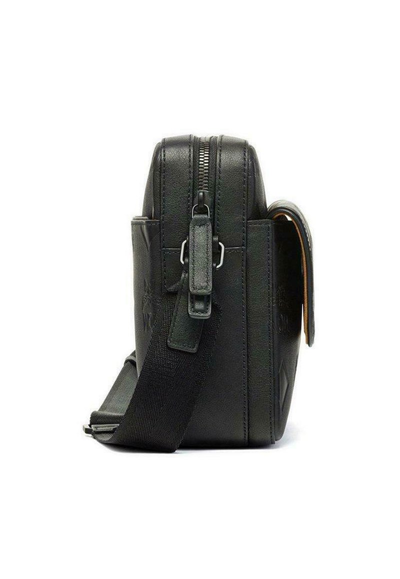MCM AREN MIT MAXI-MONOGRAMM - Across body bag - black - Zalando