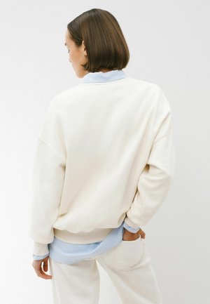 Next, PETITE FIT - AUTUMNAL APPLE CIDER GRAPHIC SWEATSHIRT - Mikina - ecru