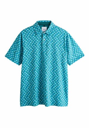 Next, REGULAR FIT - LICENCED SHORT SLEEVE POLO SHIRT  . - Poloshirt - blue green