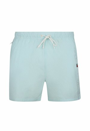 Tommy Hilfiger TH ORIGINAL-S MEDIUM DRAWSTRING ITHACA ZIP - Short de bain - bleu