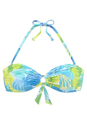 Bikini-Top - blau grün