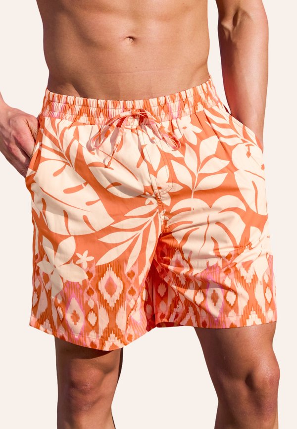 TROPICAL DRAWSTRING - Badeshorts - coral