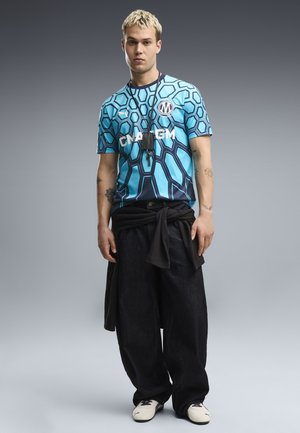 Puma, OLYMPIQUE DE MARSEILLE 26/27 TORWARTTRIKOT - Tekninen t-paita - bright aqua-club navy