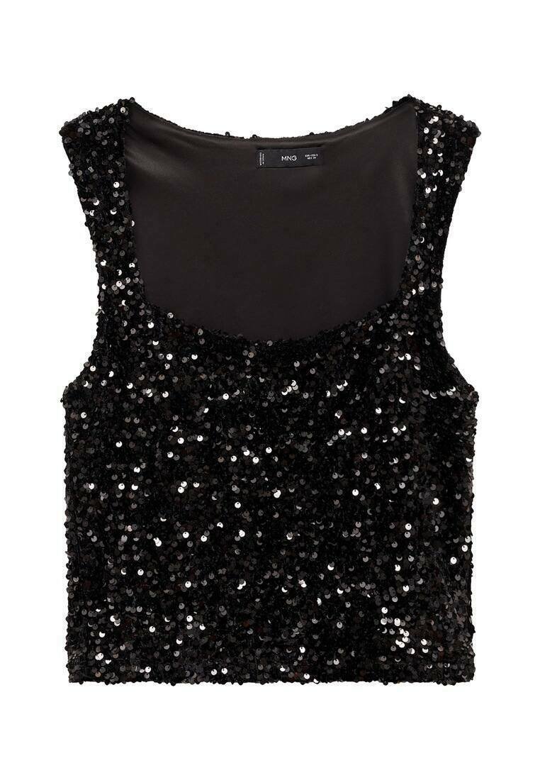Mango Top zwart