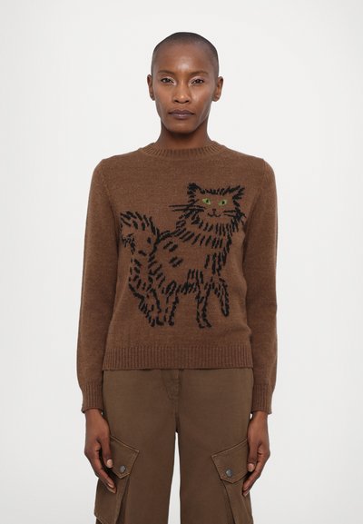 Weekend Max Mara OMBROSA - Pullover - marrone