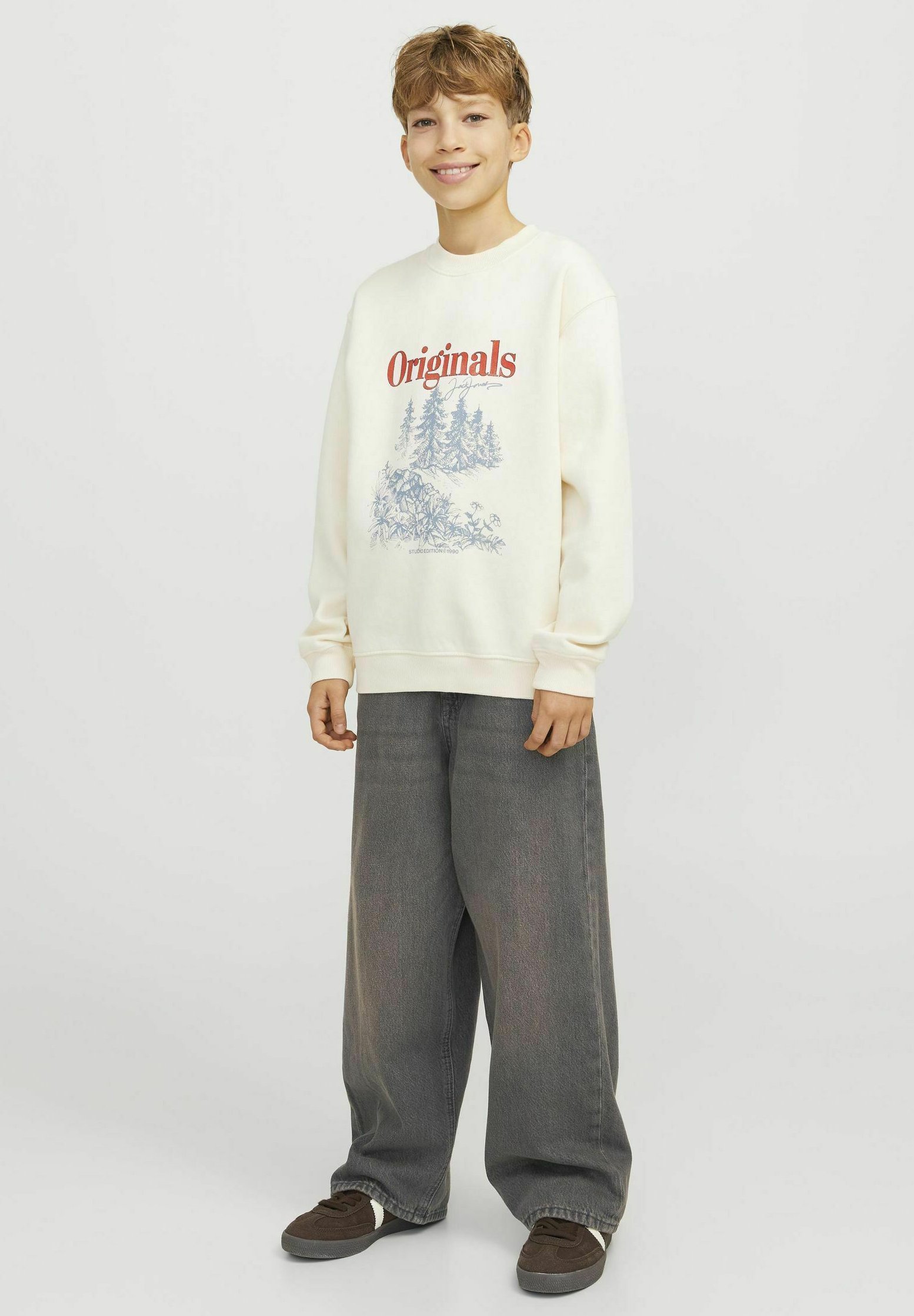 Jack & Jones Junior Jeans Baggy - Blue Denim/blu Denim