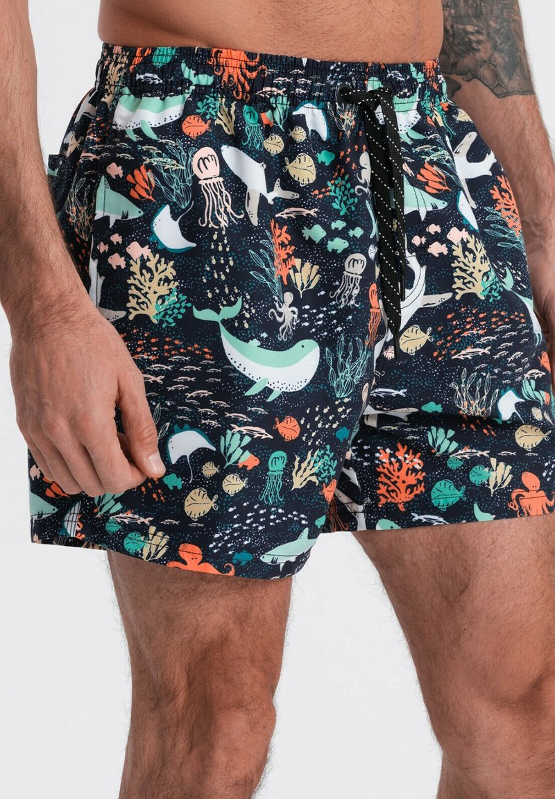 Ombre Plavecké šortky - navy blue