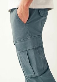 Next SLIM FIT STRETCH - Cargobroek - mottled blue