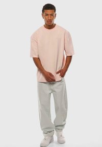 Dropsize Basic póló - washed pink