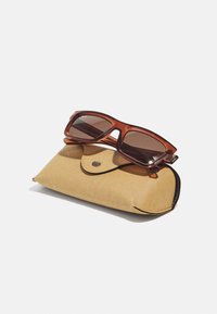 Ray-Ban WARREN UNISEX - Solbriller - transparent brown/dark brown
