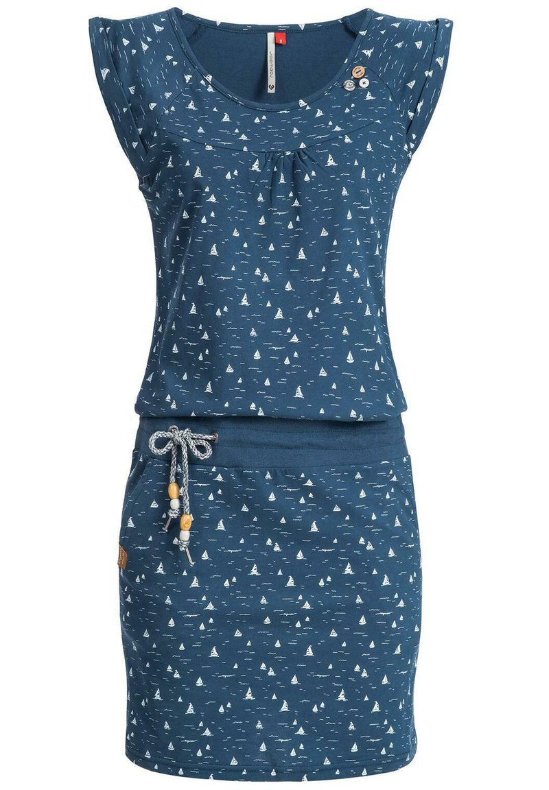 Ragwear PENELOPE W - Etuikleid - destroyed denim