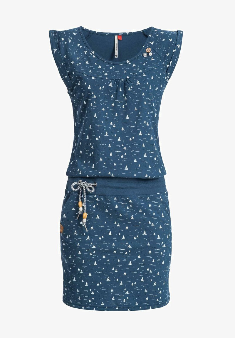 Ragwear PENELOPE W - Etuikleid - destroyed denim